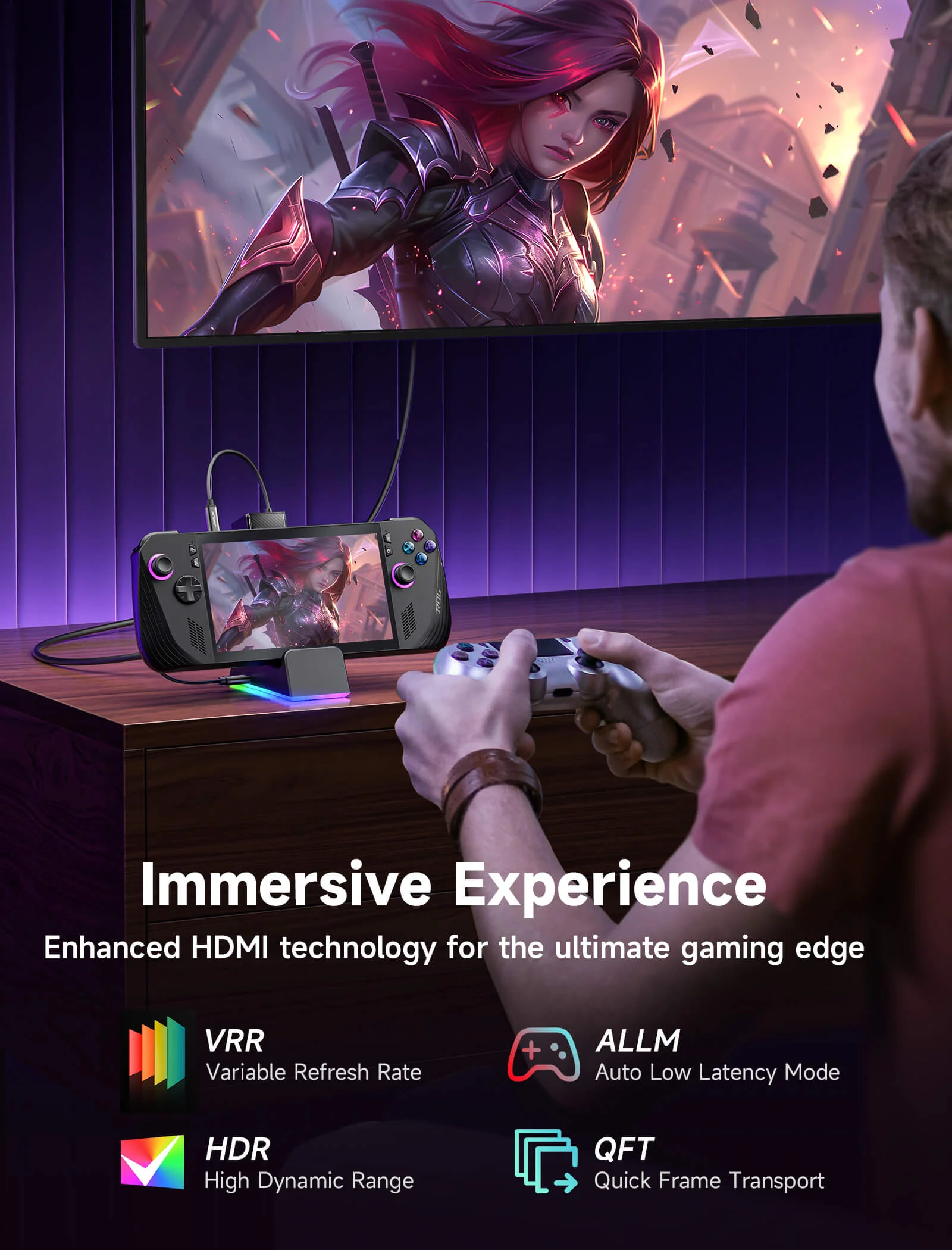 7-in-1 RGB Cooling Docking Station - Image 3