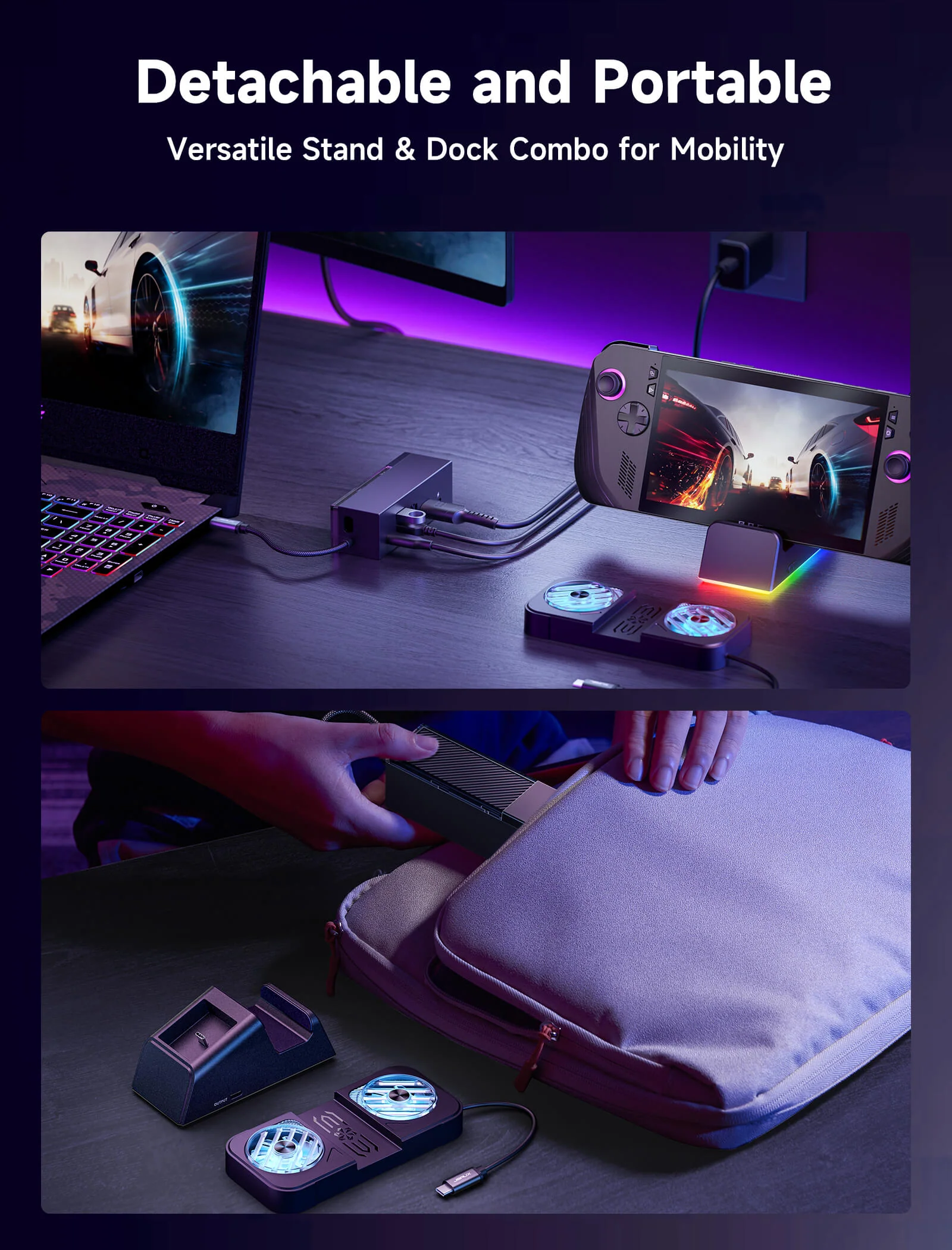 7-in-1 RGB Cooling Docking Station - Image 8