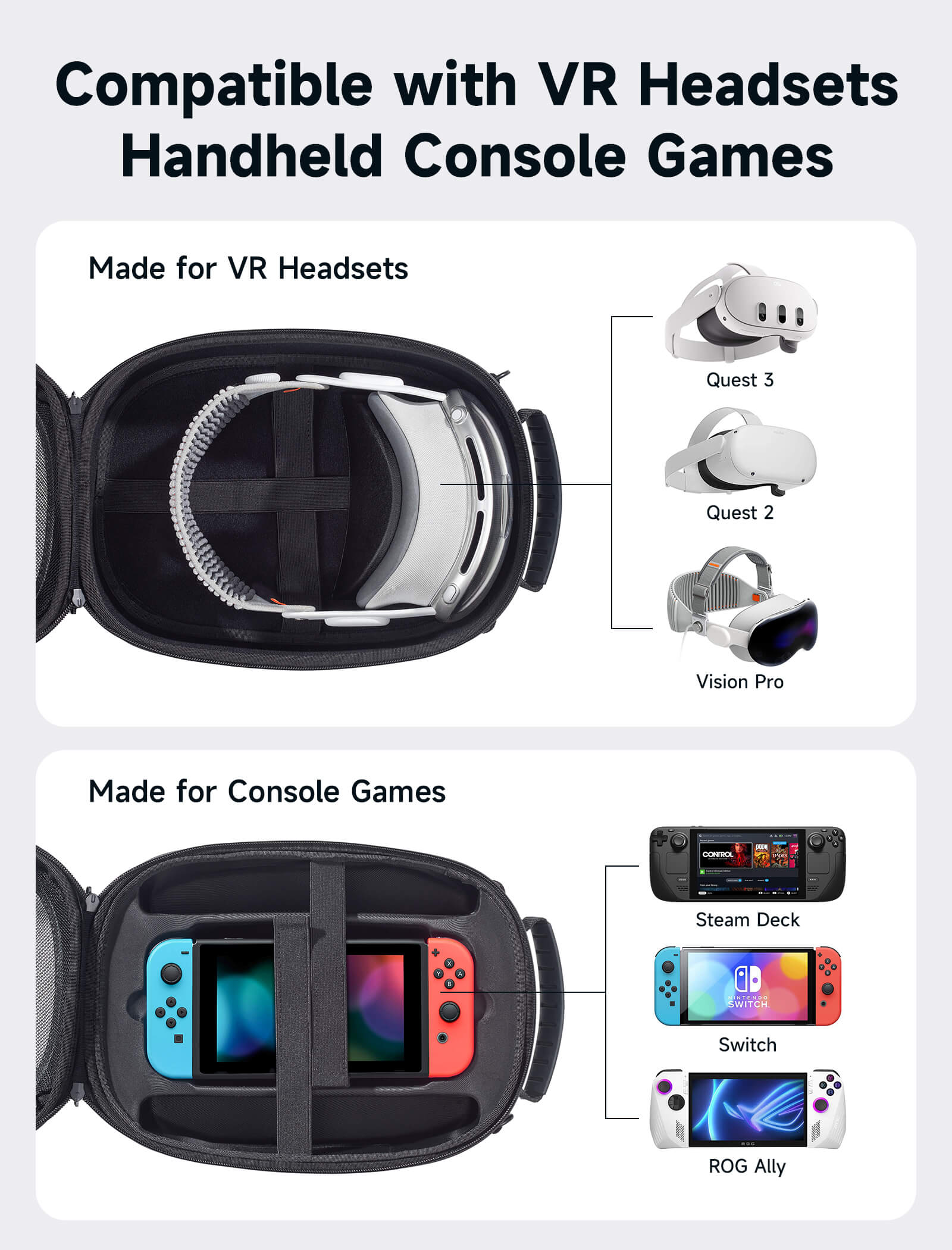 Carrying Case for VR Headsets & Handhled Consoles - Image 7