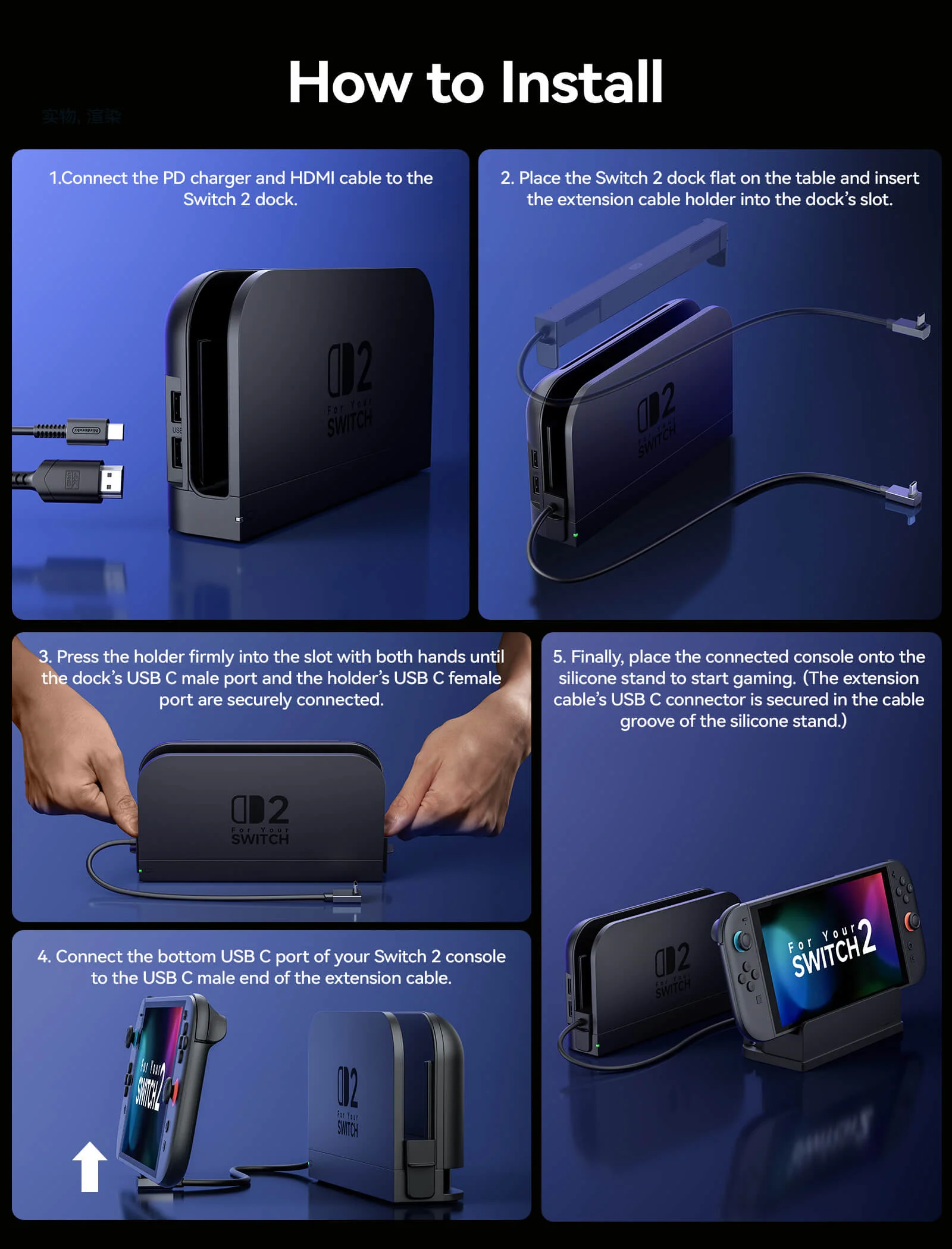 Dock Adapter Stand for Switch 2 - Image 8