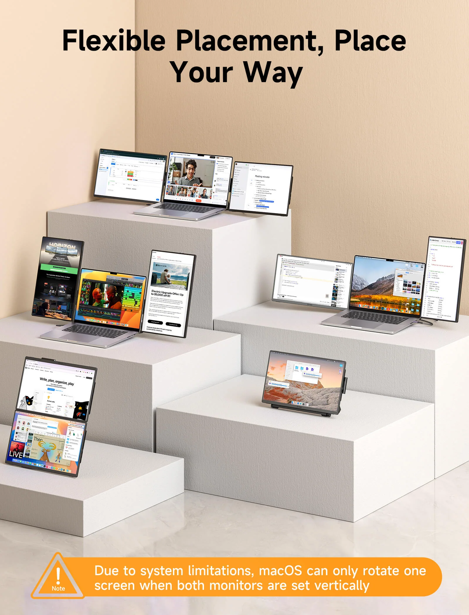 FlipGo Horizon Snap-On Tri-screens - Image 15