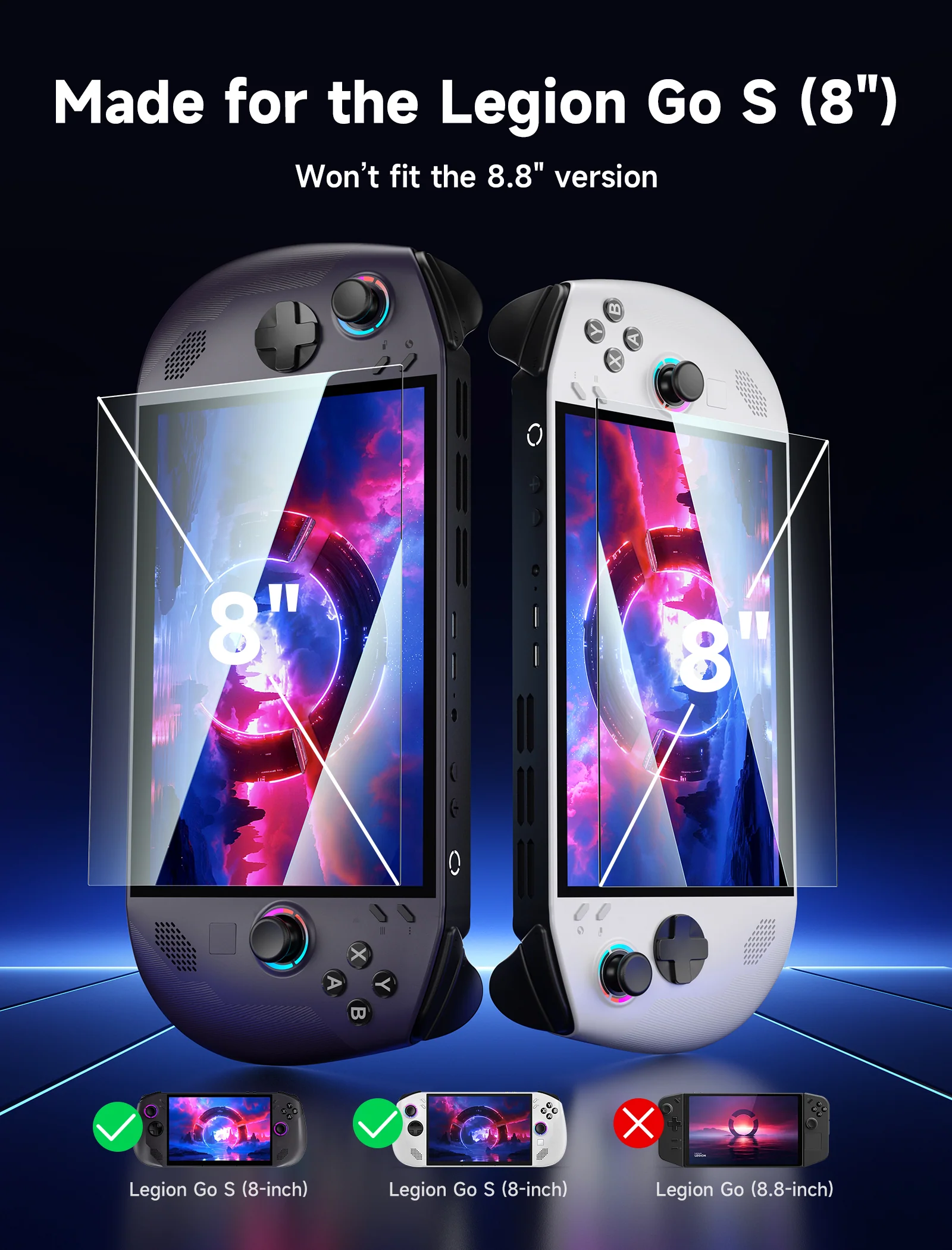 HD Tempered Glass Screen Protector for Legion Go S - Image 4