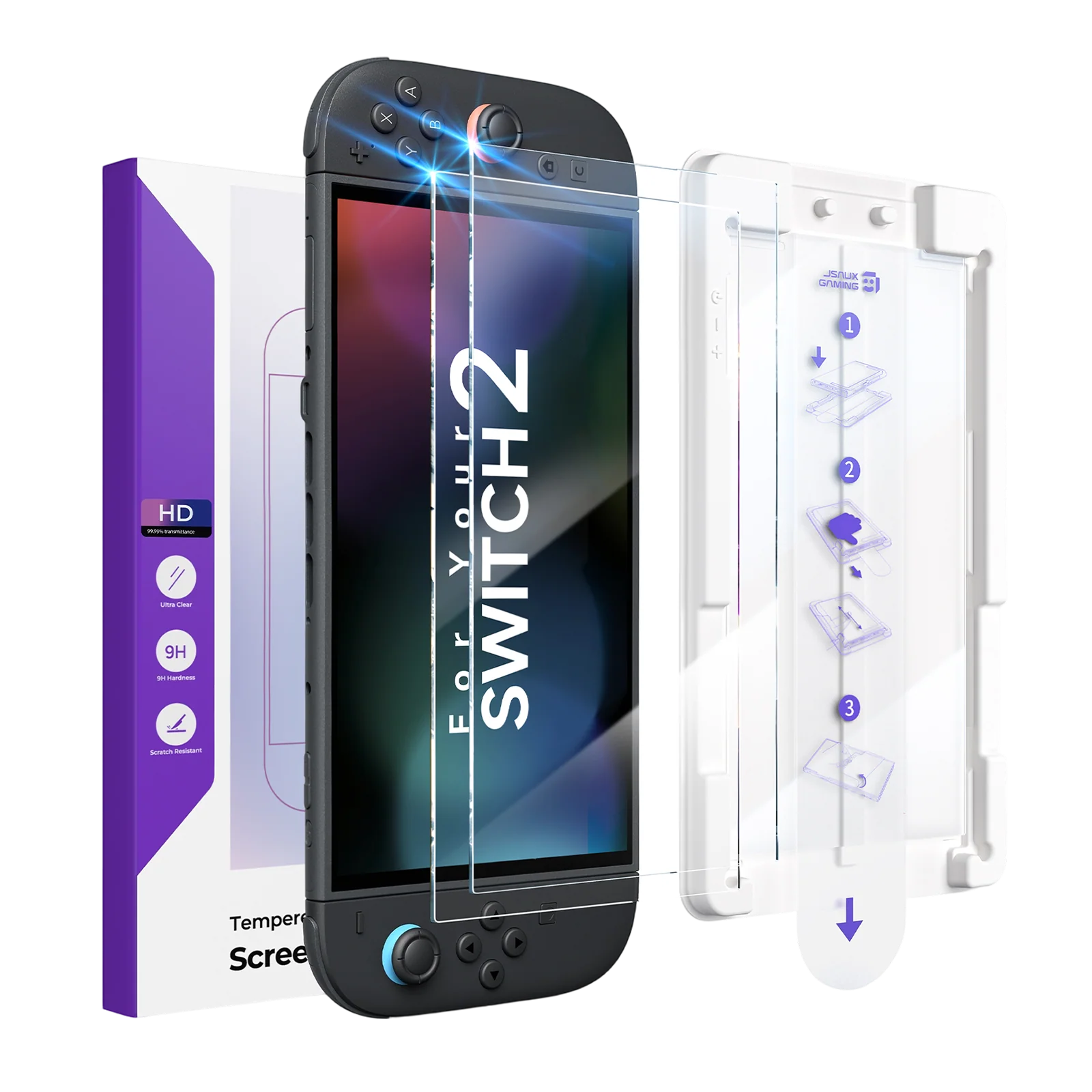 HD Tempered Glass Screen Protector for Switch 2 - Image 17