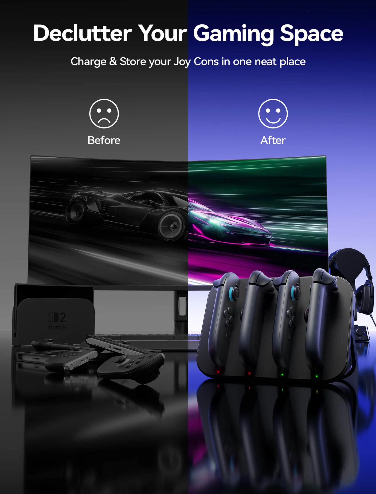 Joy-Con Charging Station for Switch 2 - Image 5