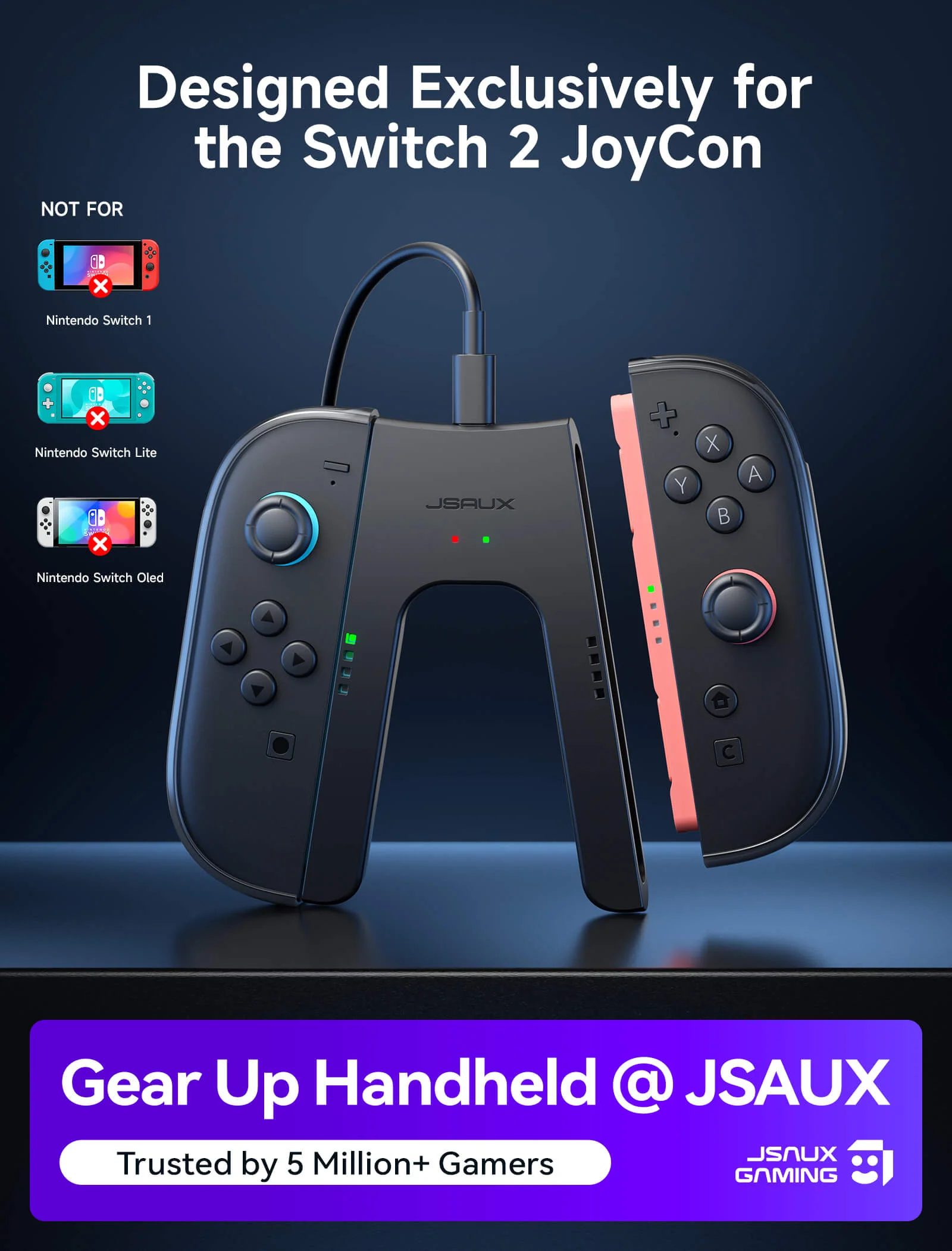 JoyVerse | Dual Joy-Con Grip for Switch 2 - Image 10