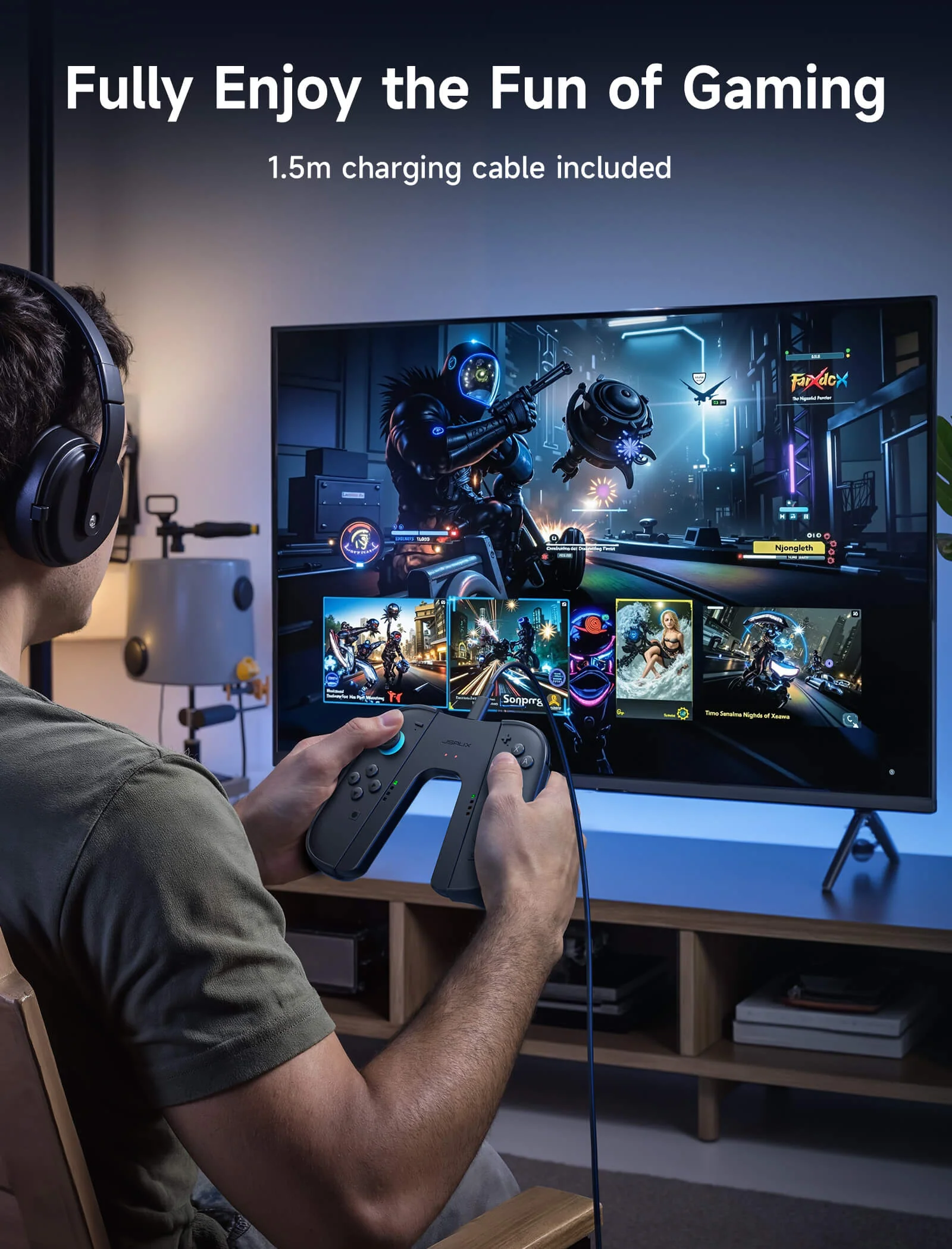 JoyVerse | Dual Joy-Con Grip for Switch 2 - Image 15