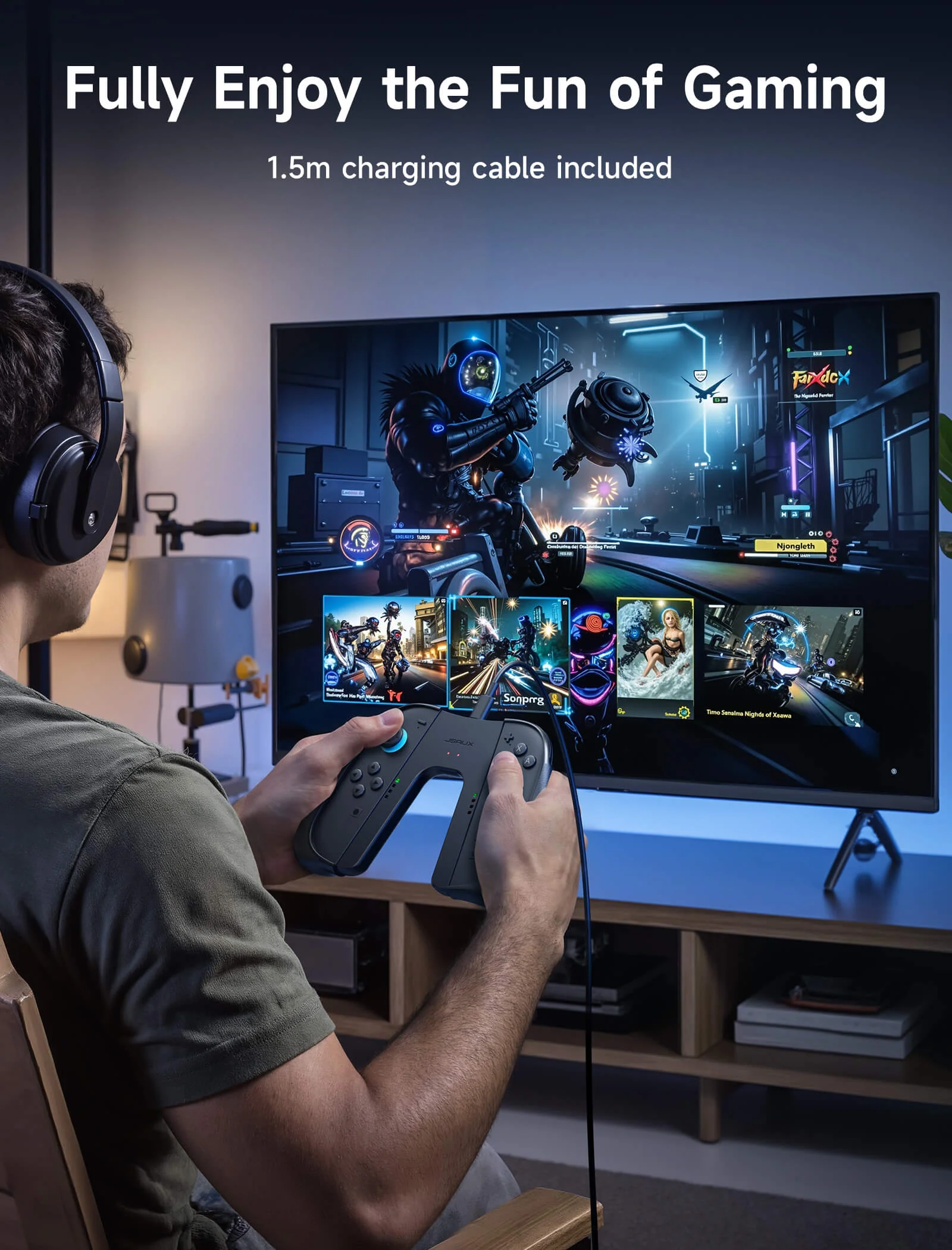 JoyVerse | Dual Joy-Con Grip for Switch 2 - Image 6