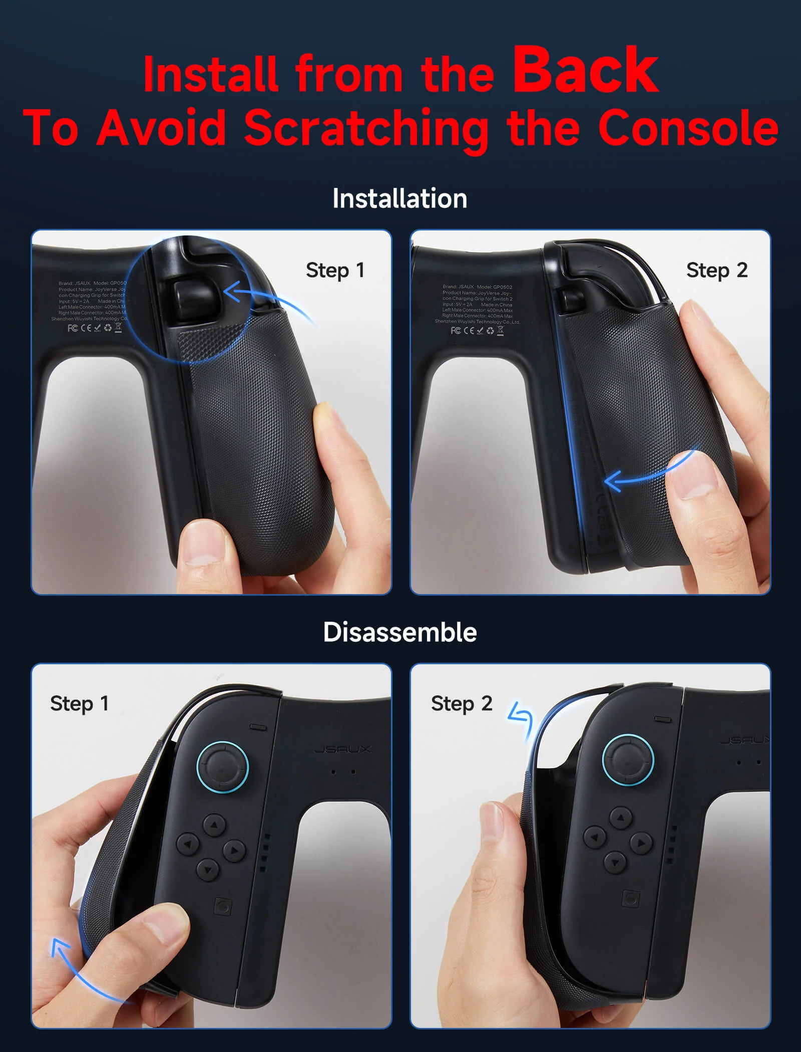 JoyVerse | Dual Joy-Con Grip for Switch 2 - Image 8