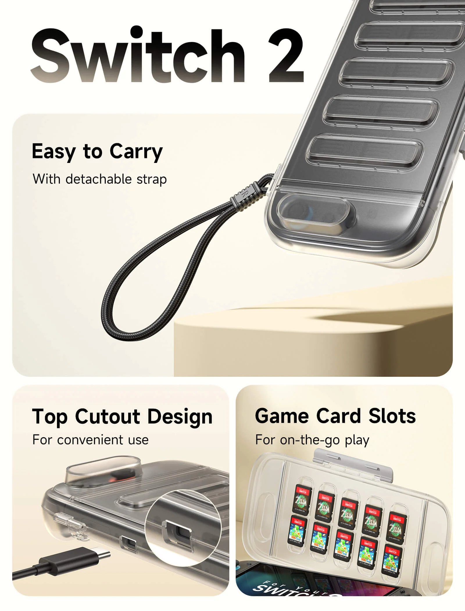 Shock-Absorbent Storage Case for Switch 2 - Image 13