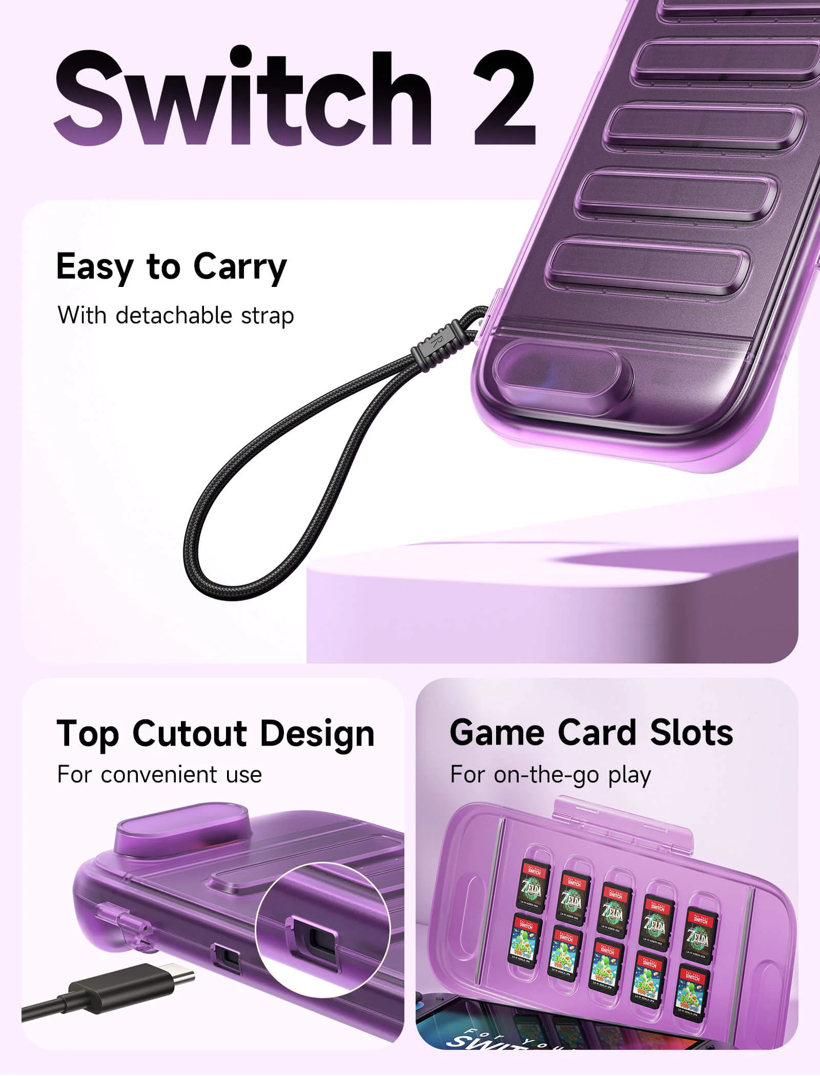 Shock-Absorbent Storage Case for Switch 2 - Image 22