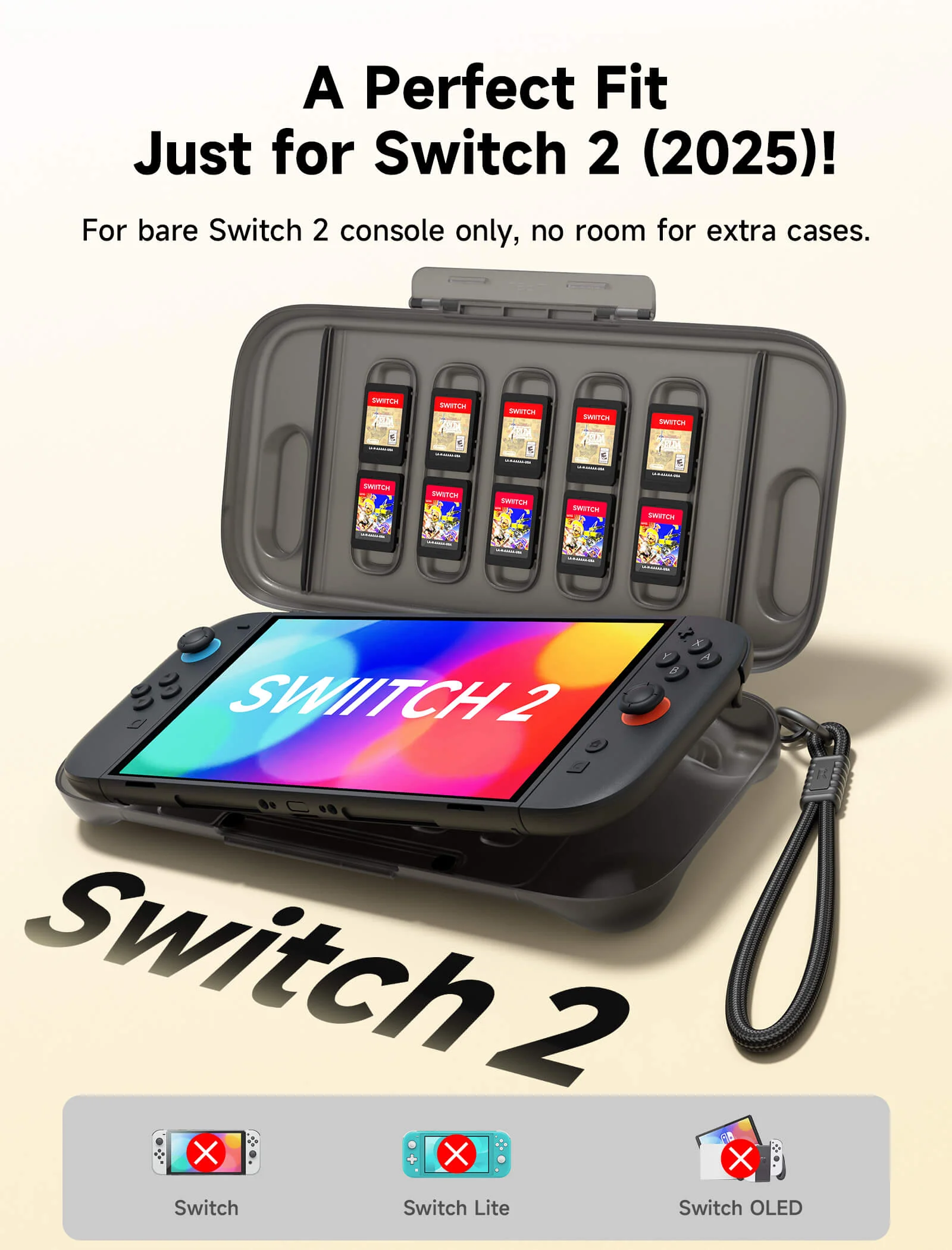 Shock-Absorbent Storage Case for Switch 2 - Image 3