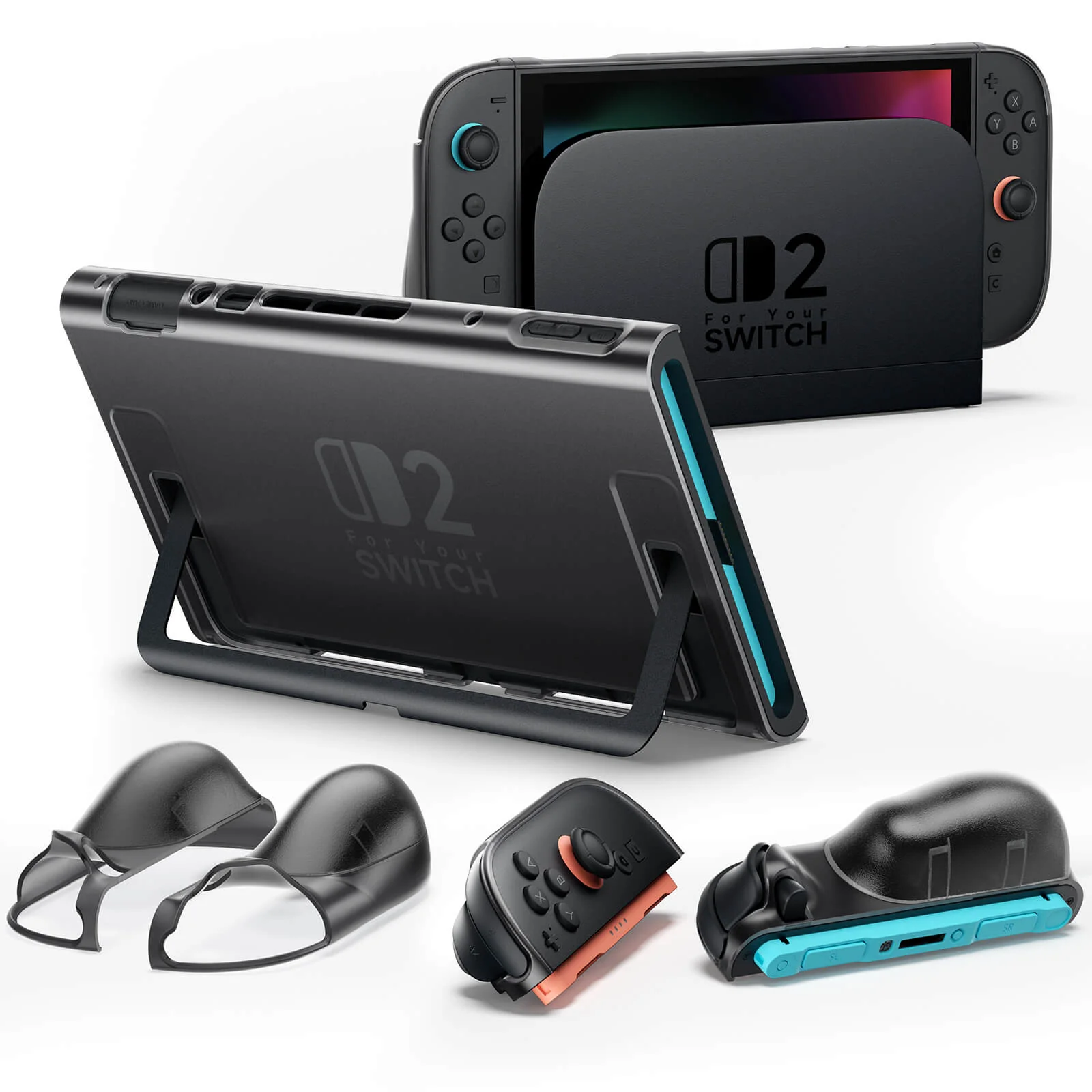 Split Transparent Ergonomic Protective Case for Switch 2 - Image 9