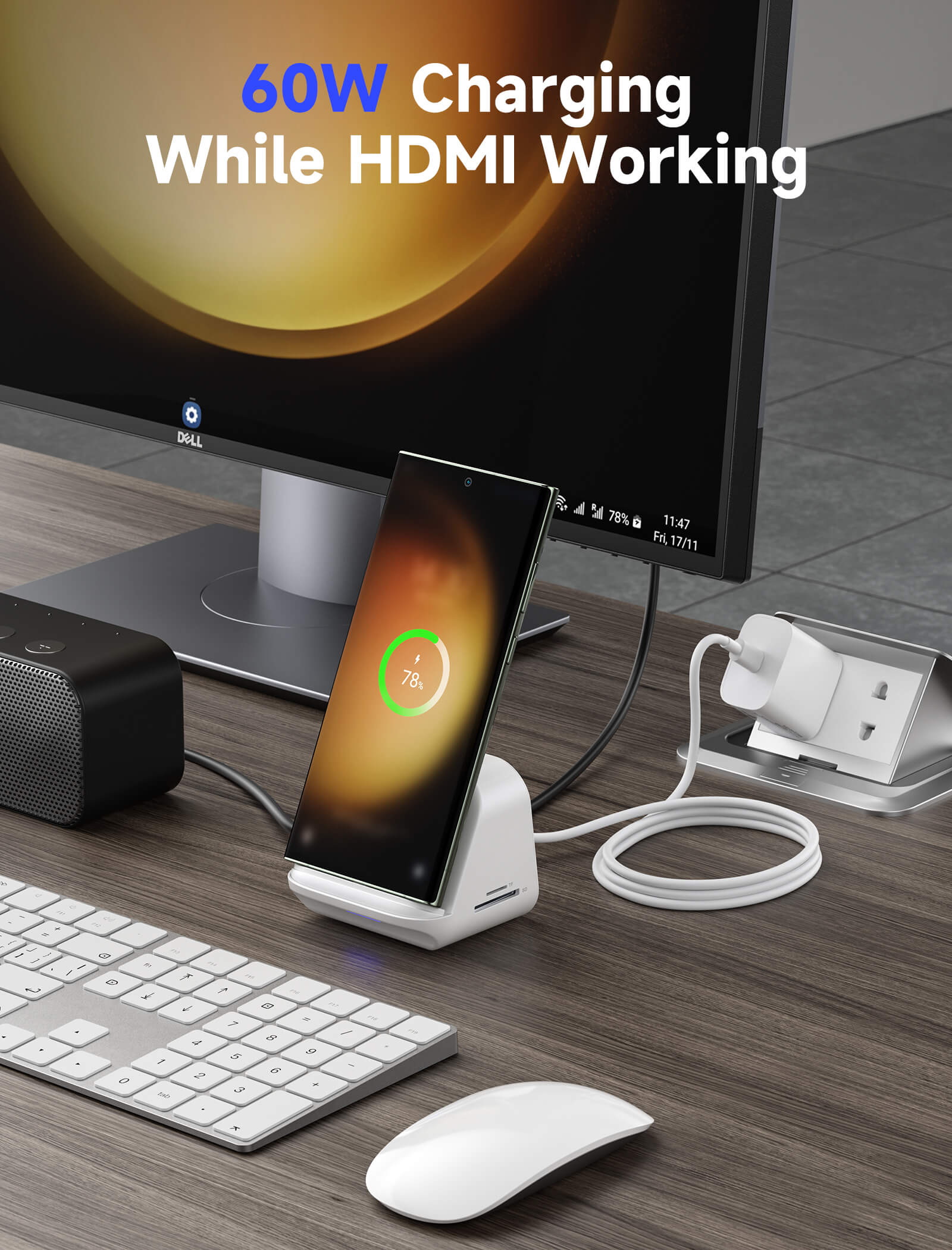 USB-C Docking Station with Phone Holder - Image 4