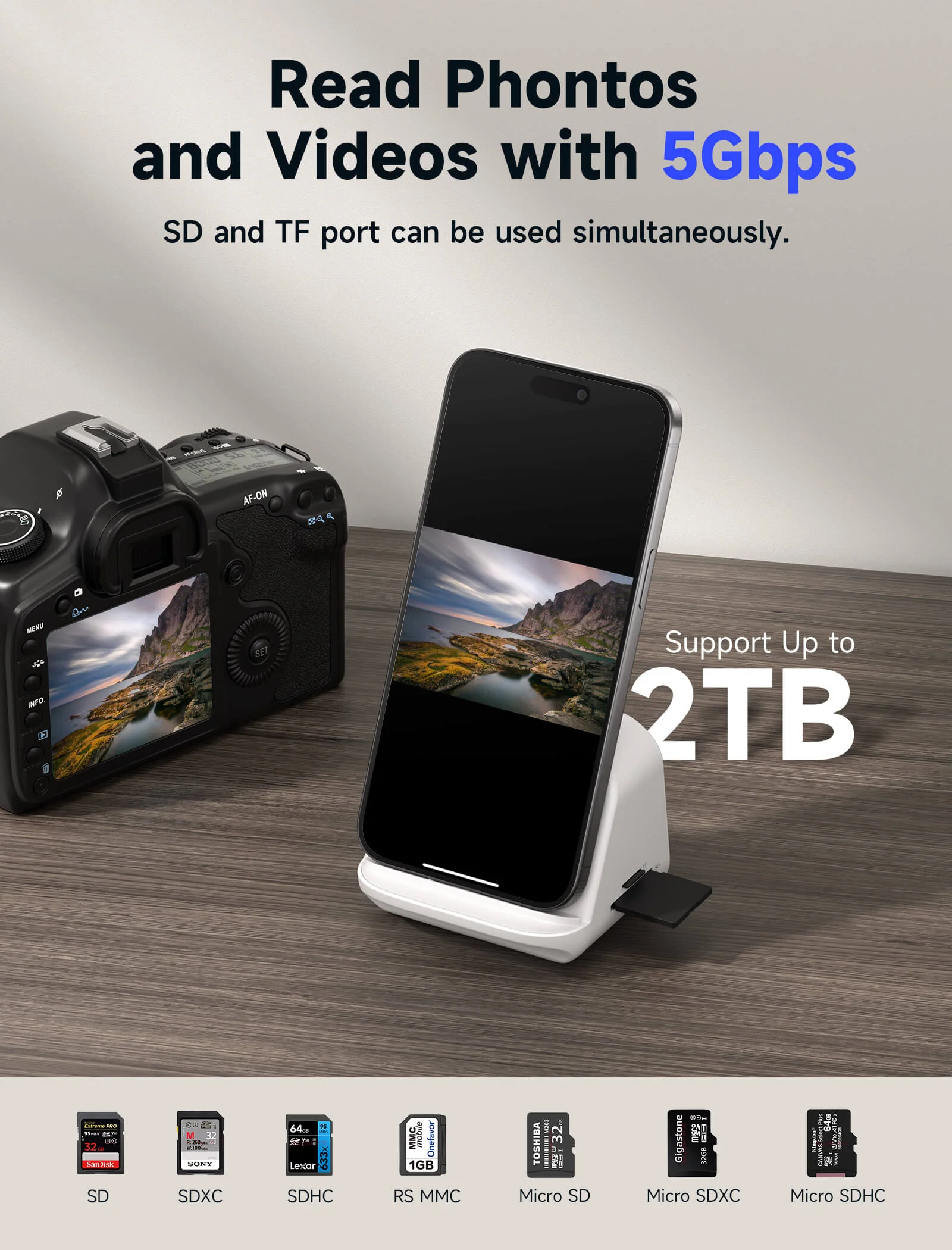 USB-C Docking Station with Phone Holder - Image 6